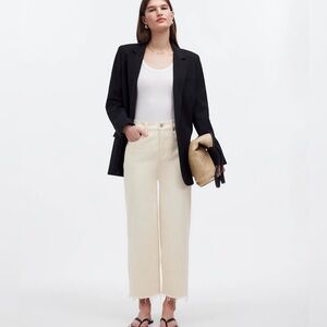 Madewell The Perfect Vintage Wide-Leg Crop Jean Size 26